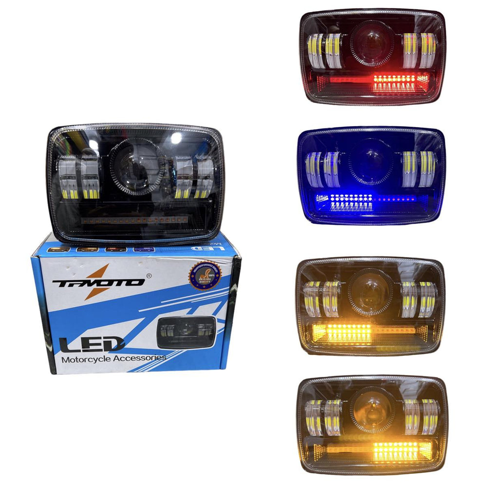 Dolphin Projector Headlight for 70CC 125CC Bikes (Original & Waterproof)
