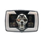 Skull Projector Headlight for 70CC & 125CC Bikes (Original & Waterproof)