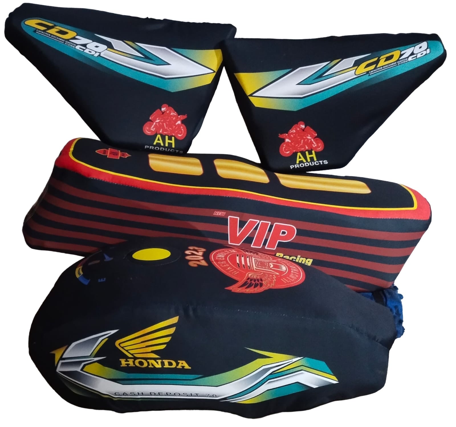 CD 70 Bike Cover Set – 4PCS Tank & Side Cover Kit (Original & Waterproof)