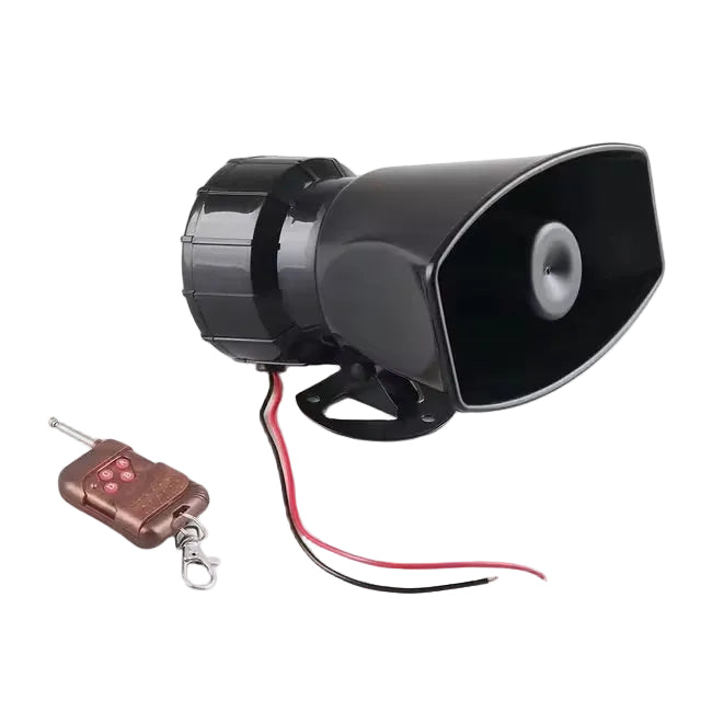 50W Wireless Police Siren Horn (8 Tone, Waterproof)