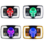 Skull Projector Headlight for 70CC & 125CC Bikes (Original & Waterproof)