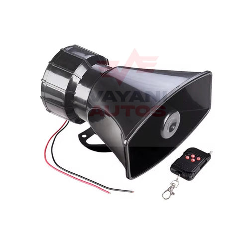 100W Wireless Police Siren Horn (8 Tone, Waterproof)