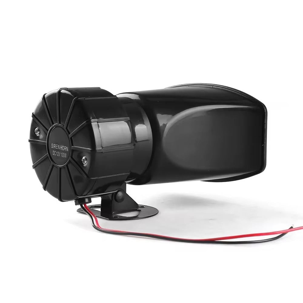 50W Wireless Police Siren Horn (8 Tone, Waterproof)