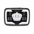 Crown Style Headlight Beam RGB Function Original Fitting For Honda CD70 / CG125