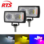 2 pcs Dolphin 2 Lens Led Light For CD70 & CG125 Bikes