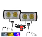 2 pcs Dolphin 2 Lens Led Light For CD70 & CG125 Bikes